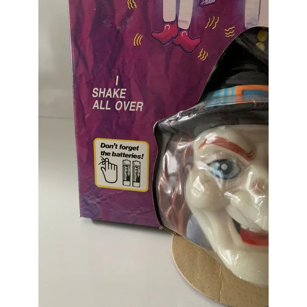 VTG Halloween Sonic Control BatteryOperated Hanging Witch Honeycomp Body Retro